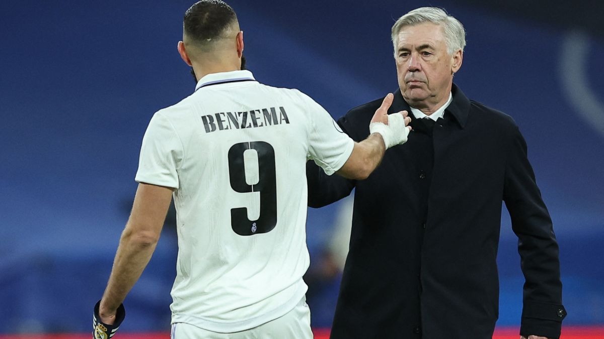 Carlo Ancelotti defendió a Karim Benzema de críticas