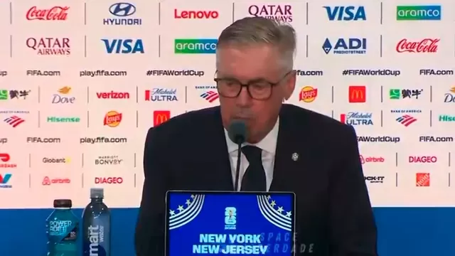 Carlo Ancelotti habló tras el empate 1-1 entre Brasil y Marruecos / Foto: Captura ESPN / Video: América tvGO