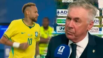 Ancelotti tuvo sorpresiva decisión con Neymar tras su vuelta en victoria de Brasil
