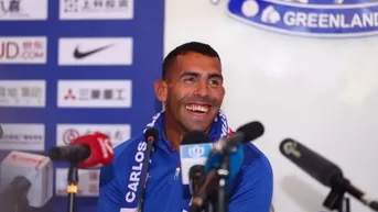 Tevez fue presentado en Shanghái y espera hacer crecer al fútbol chino