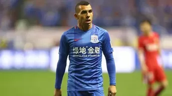 Carlos Tévez y su impotencia en China: dio tremenda patada al perder 3-0