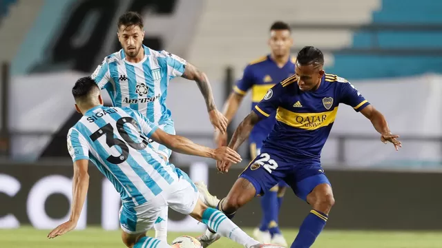 Sin Zambrano, Boca Juniors cayó 1-0 ante Racing por la ida de cuartos de Libertadores