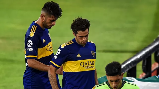 Zambrano quedó mal parado en uno de los goles ante Boca Juniors. | Foto: Twitter