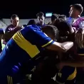 Carlos Zambrano celebra: Cardona marcó el 1-0 en el Boca Juniors vs. Banfield