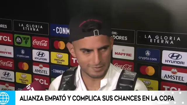 Carlos Zambrano tras empate de Alianza Lima: &quot;Se nos complica la clasificación&quot;