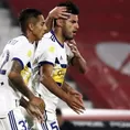 Carlos Zambrano marcó ante Independiente su primer gol con Boca Juniors