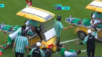 Carro de asistencia médica ATROPELLÓ a un futbolista en Ecuador