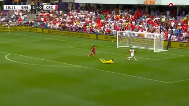 La insólita chance de gol que perdió Madueke ante Costa Rica. (Video: ESPN)
