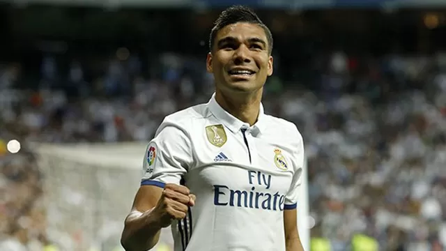 Casemiro fue capit&amp;aacute;n del Real Madrid ante el Manchester United.