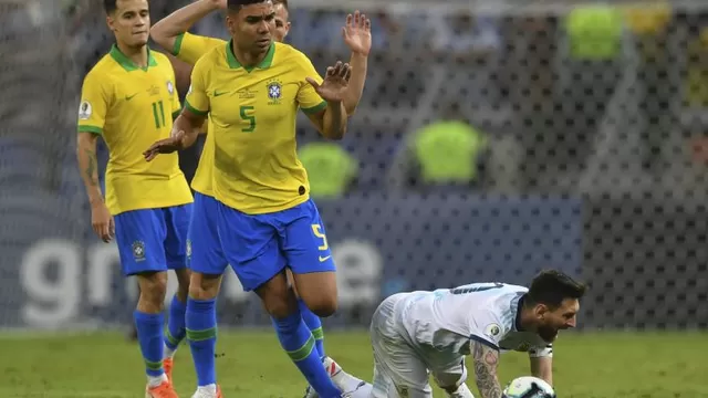 Brasil venció 2-0 a Argentina y se metió a la final de la Copa América 2019 | Foto: AFP.