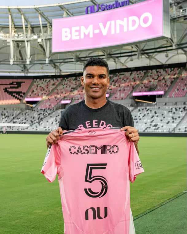 Casemiro es nuevo jugador del Inter Miami. (Foto: Inter Miami) Casemiro es nuevo jugador del Inter Miami. (Foto: Inter Miami)