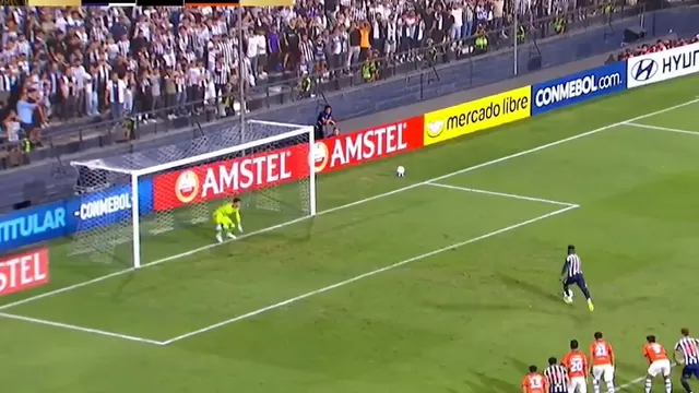 Eryc Castillo se falló el penal y no pudo colocar el 1-0 de Alianza Lima vs 2 de Mayo por Copa Libertadores / ESPN