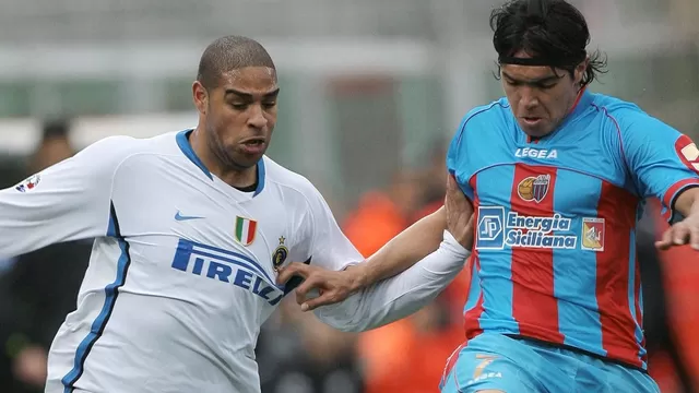 El peruano jugó en Catania entre 2006 y 2008. | Foto: AFP/Video: Rai-Mediaset