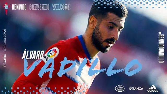 Álvaro Vadillo, extremo español de 25 años. | Foto: Celta de Vigo/Video: Instagram