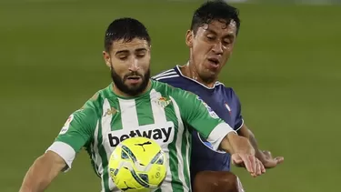 Santi Mina abrió el marcador y el Betis remontó. | Foto: EFE