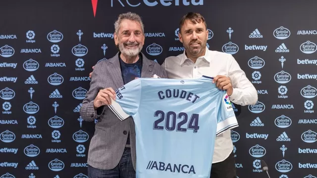 Eduardo Coudet, entrenador argentino de 46 años. | Foto/Video: Celta de Vigo
