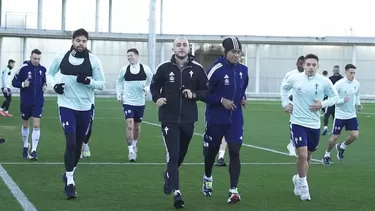 El plantel gallego tuvo días libres por las fiestas navideñas. | Foto: Twitter.