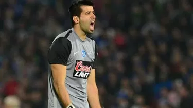 Rodrigo Muñoz, arquero de Cerro Porteño. | Foto: fútbol.com.uy