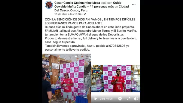 César Ccahuantico la rompe con su emprendimiento.