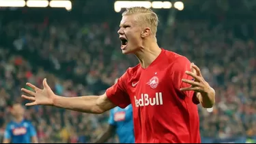 Erling Braut Haaland juega en Salzburgo | Foto: AFP.