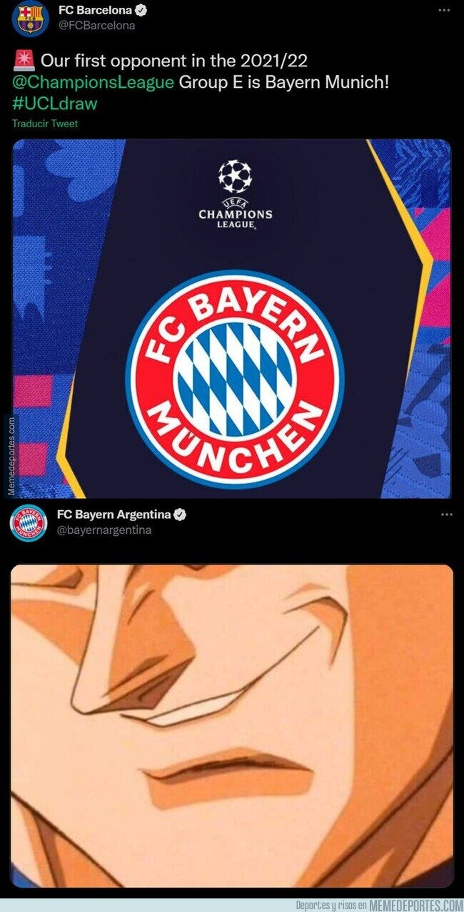 Divertidos memes dejó el sorteo de la fase de grupos de la Champions League 2021/22.