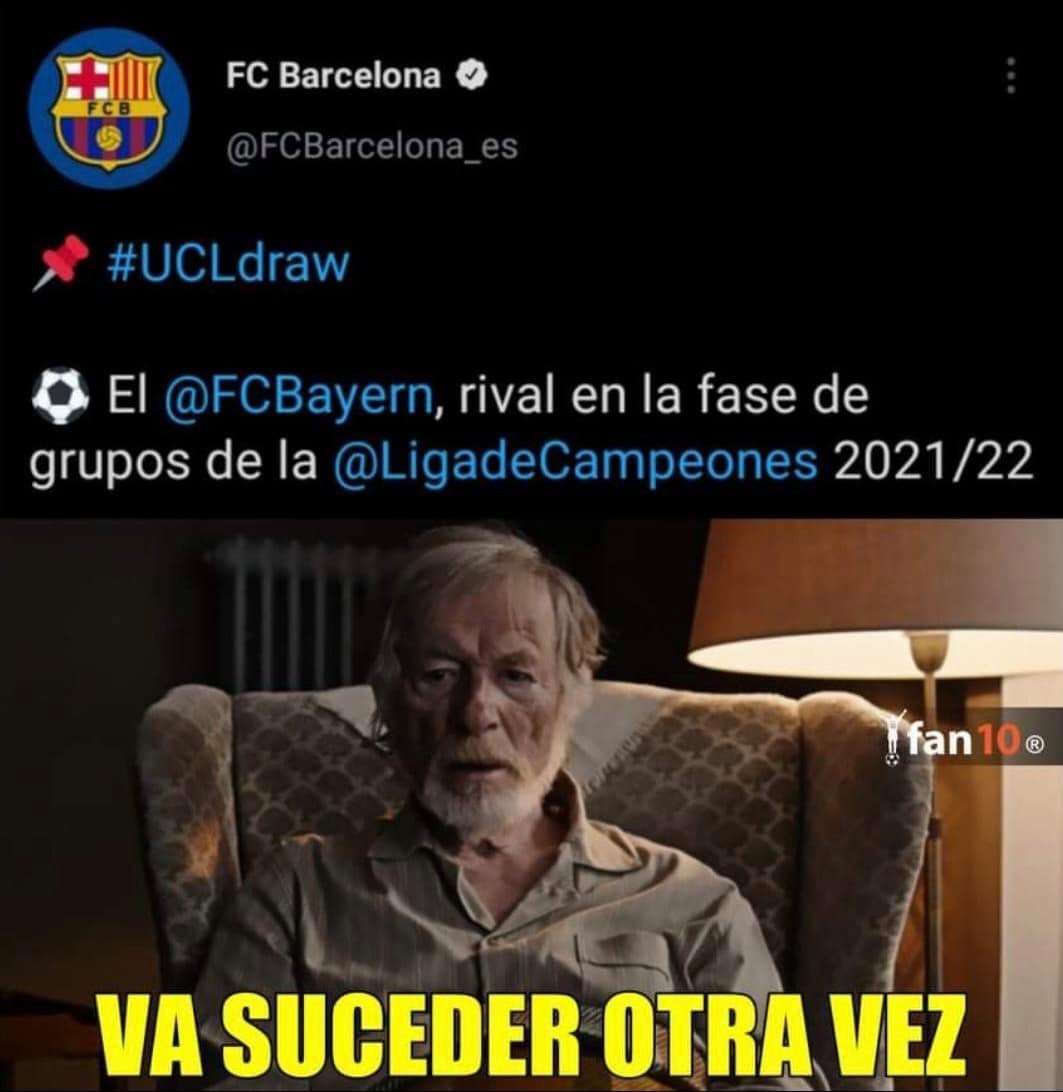 Divertidos memes dejó el sorteo de la fase de grupos de la Champions League 2021/22.