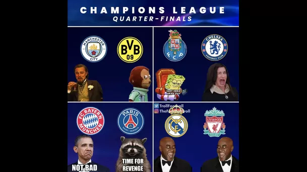 Ya se conocen los cruces de cuartos de final de la Champions League.