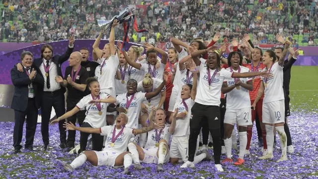 Lyon consiguió su cuarta Champions League femenina consecutiva. | Video: ESPN