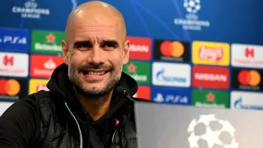 Pep Guardiola, DT del Manchester City. | Foto: AFP