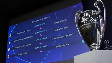 Cuartos de final de la Champions League. | Foto: AFP