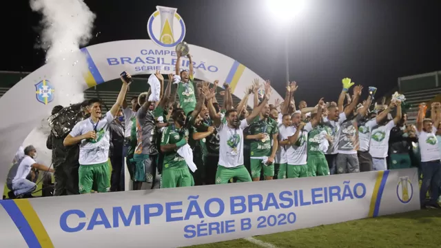 Chapecoense conquistó el título en la segunda división de la Liga brasileña