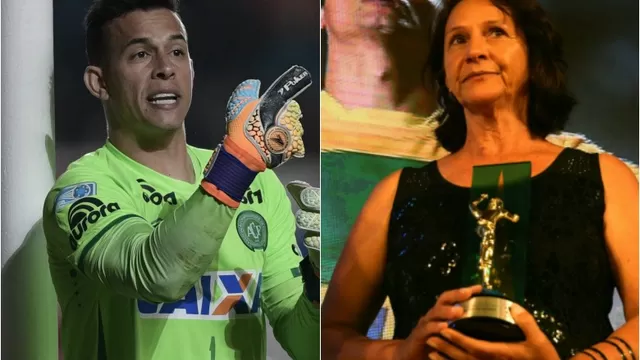Chapecoense: Danilo elegido Jugador del Año y su madre recibió premio