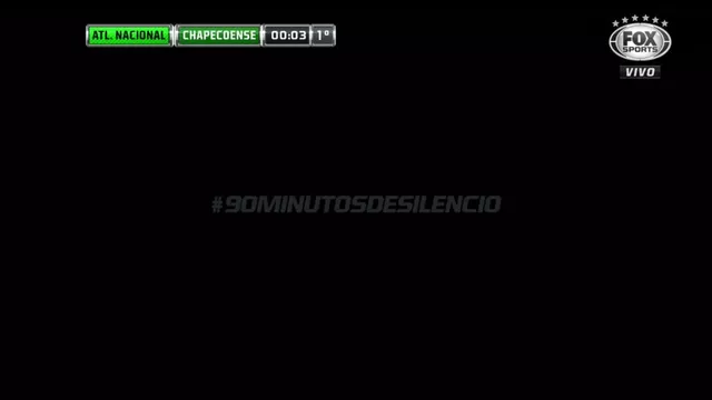 Chapecoense: Fox Sports Brasil transmitió "90 minutos de silencio"