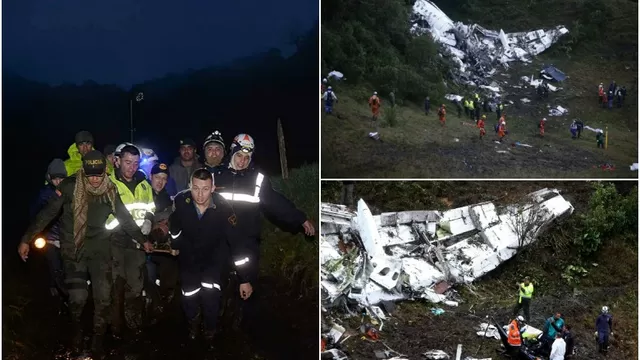 Chapecoense: el rescate del avión siniestrado en Colombia en fotos-foto-1