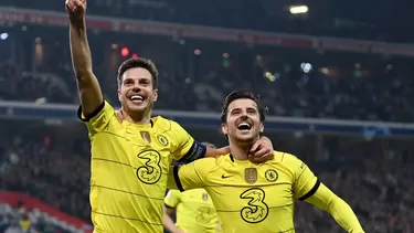 Los &#39;Blues&#39;, vestidos de amarillo, consiguieron avanzar a los cuartos de final de la Champions League. | Foto: Chelsea.