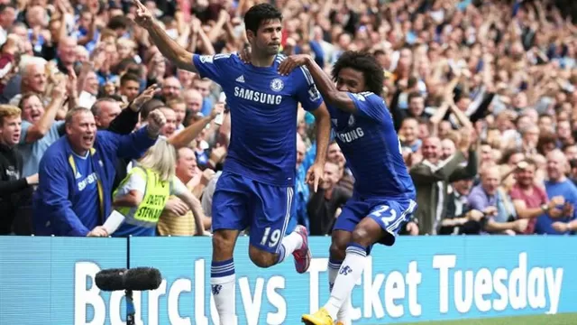 Chelsea goleó y sigue lejos en la punta de la Liga inglesa