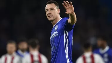 John Terry le dice adiós al Chelsea. Foto: AFP