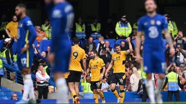 Chelsea sufrió agónico empate: Wolverhampton selló el 2-2 al minuto 97
