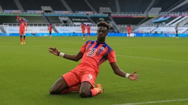 Tammy Abraham selló el triunfo del Chelsea. | Foto: AFP