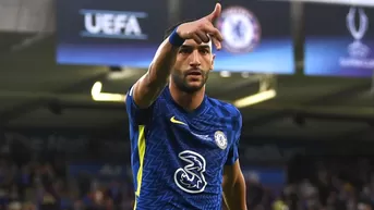 Chelsea vs. Villarreal: Ziyech anotó el 1-0 en Belfast tras centro de Havertz