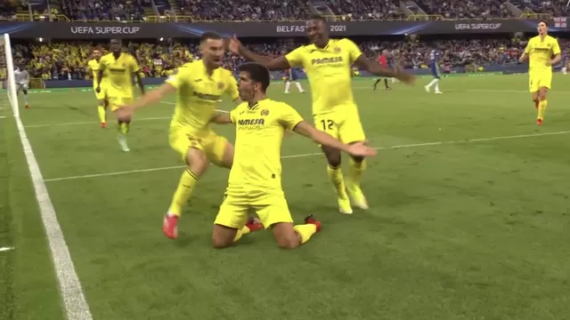 Chelsea vs. Villarreal: Golazo de Gerard Moreno para instalar el 1-1 en la Supercopa de Europa