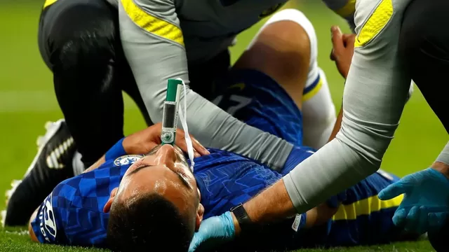 Chelsea vs. Villarreal: Ziyech sufrió escalofriante lesión en la Supercopa de Europa