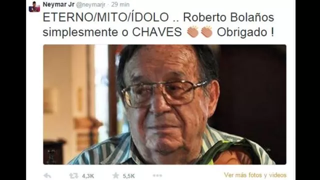 Chespirito: futbolistas se despiden del genial Roberto Gómez Bolaños