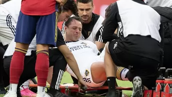 'Chicharito' Hernández sufrió así una grave lesión de rodilla