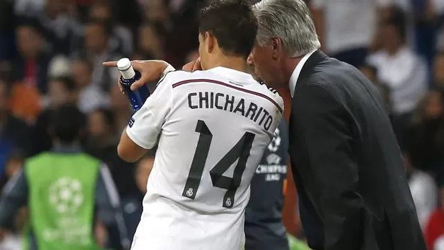 ‘Chicharito’ lo salvó y esto dijo Ancelotti tras tenerlo de suplente