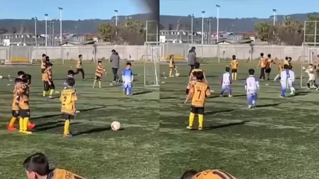 Chile: Genial jugada de laboratorio de un equipo Sub-7 acabó con golazo de chalaca