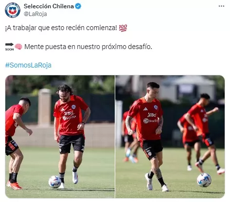 Chile envió contundente mensaje tras igualar con Perú en Copa Amérca / X