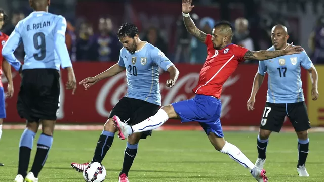 Chile vs. Uruguay cuartos de final de la Copa América 2015 (EFE)-foto-1