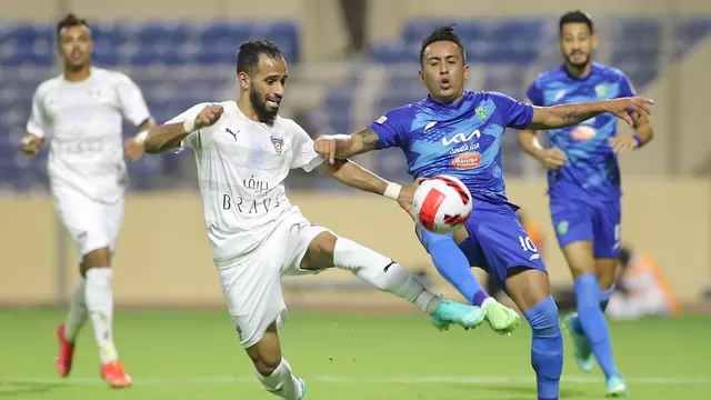 Con Christian Cueva, Al-Fateh igualó 1-1 ante Al-Feiha por la liga de Arabia Saudita