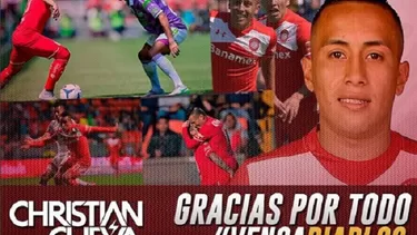 Christian Cueva: así se despidió del Toluca a través de sus redes sociales